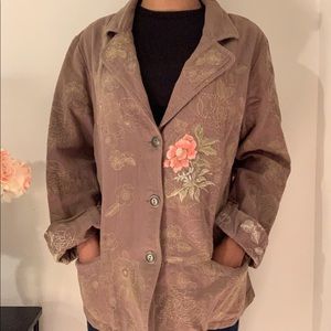 Vintage Floral Blazer